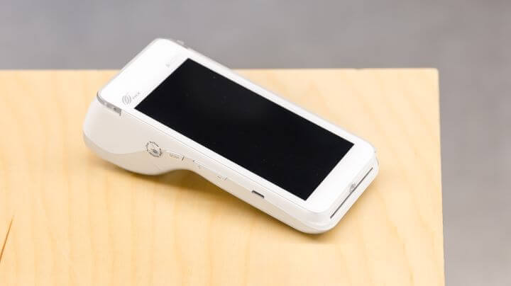 Close up of the takepaymentsplus card reader