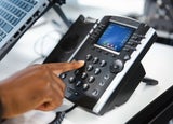 Close up of VoIP phone