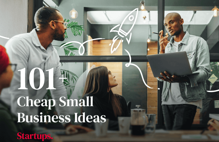 Group of people in an office brainstorming